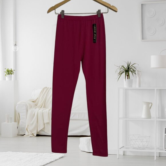 New Mix Pink Leggings One Size NWT | Buttery Soft Stretch Lounge Pants - Picture 2 of 10
